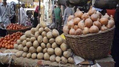 أسعار الخضروات والفاكهة بسوق العبور